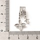 Латунные микро проложить кубического циркония подвески KK-C085-11P-3