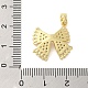 Латунные микро проложить кубического циркония подвески KK-E105-01G-01-3