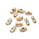 Настоящие позолоченные бусины из латуни 18k KK-A155-26G-1