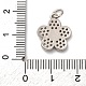 Латунные микро проложить кубического циркония подвески KK-I276-02P-3