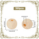 500 шт. Бусины из натурального дерева WOOD-GA0001-50-2