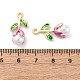 Подвески из эмали и сплава FIND-M060-22G-4