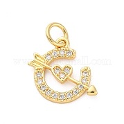 Латунные микро проложить кубического циркония подвески KK-D325-46G