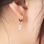 Элегантные серьги-кольца из стерлингового серебра s925 WJ2570-1