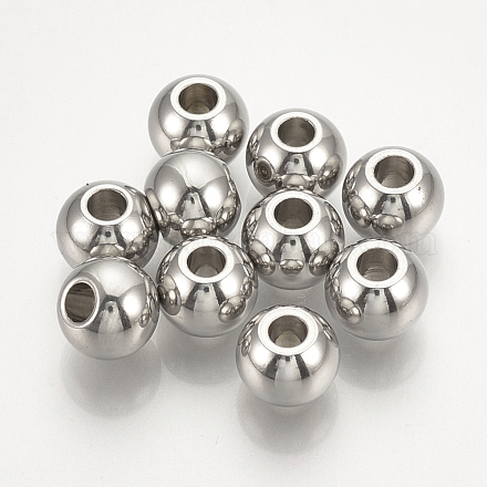 Разделительные бусины из нержавеющей стали 304 X-STAS-T021-8-1