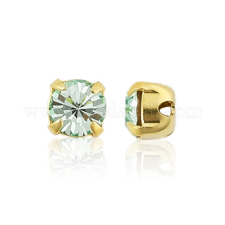 Preciosa® maxima crystal в пришивной чашке X-PRC-SS16-50000-G-1