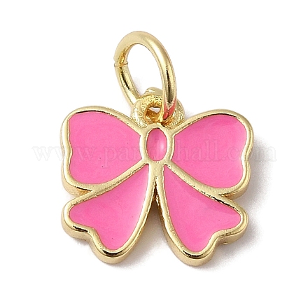 Подвески из латуни с покрытием из эмали KK-B092-13G-01-1