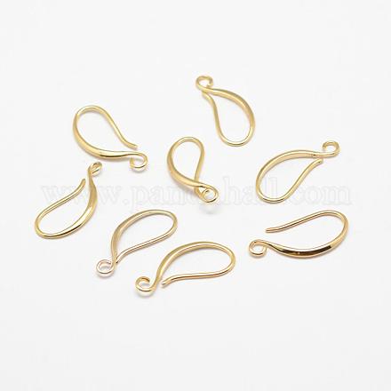 Латунные крючки для сережек KK-F714-06G-1