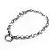 Non-Tarnish Ring 304 Stainless Steel Necklaces, with Lobster Claw Clasps, Stainless Steel Color, 18.5 inch(47cm)