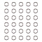 304 Stainless Steel Jump Rings, Open Jump Rings, Stainless Steel Color, 18 Gauge, 5x1mm, Inner Diameter: 3mm