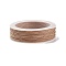 Braided Nylon Threads, Dyed, Knotting Cord, for Chinese Knotting, Crafts and Jewelry Making, PeachPuff, 1mm, about 21.87 yards(20m)/roll