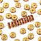 Brass Rhinestone Spacer Beads, Grade A, Straight Flange, Golden Metal Color, Rondelle, Rose, 8x3.8mm, Hole: 1.5mm