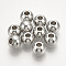 Tarnish Resistant 304 Stainless Steel Spacer Beads, Cadmium Free & Lead Free, Round, Stainless Steel Color, 8x6.5mm, Hole: 2.5mm