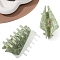 Cellulose Acetate Claw Hair Clips, Hair Accessories for Women & Girls, Triangle, Dark Sea Green, 80x45x30mm