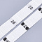 Clothing Size Labels(28), Garment Accessories, Size Tags, White, 12.5mm, about 10000pcs/bag
