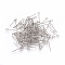 Tarnish Resistant 304 Stainless Steel Eye Pin, Stainless Steel Color, 13.5x0.5mm, Pin: 0.5mm