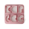 ABS Plastic Plasticine Tools, Clay Cutters, Modeling Tools, Arch Pattern, 10x10cm