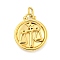 304 Stainless Steel Pendants Rhinestone Settings, Round with Constellations, Libra, 20.5x17x3.5mm, Hole: 3.5x2mm, Fit for 0.9mm Rhinestone
