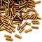 Glass Bugle Beads, Silver Lined, Peru, 6~8x1.8mm, Hole: 0.6mm, 10000pcs/pound