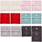 NBEADS 12 Pcs Velvet Jewelry Pouches with Snap Button, 6 Colors Velvet Jewelry Storage Bags Luxury Gift Bag for Candy Gift and Jewelry Necklace Bracelet Packing, 7x7cm