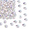 Preciosa® MAXIMA Crystal No Hotfix Flatback Stones, Czech Crystal, Dura Foiling, Round(438 11 615 Chaton Rose), 00030 200 Crystal AB, SS12(3~3.2mm)