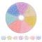 7000Pcs 7 Style Opaque Colours Glass Seed Beads, Round, Mixed Color, 2~2.3x1~1.5mm, Hole: 1mm, 13g, about 1000pcs/style