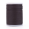 Round Waxed Polyester Cord, Taiwan Waxed Cord, Twisted Cord, Coconut Brown, 1mm, about 12.02 yards(11m)/roll
