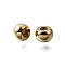 304 Stainless Steel Beads, Ion Plating(IP), Rondelle, Real 14K Gold Plated, 4.5x3mm, Hole: 0.8mm