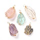 Природные и синтетические Gemstone подвески PALLOY-JF00908-1