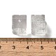 Прозрачные стеклянные бусины GLAA-D025-02G-3