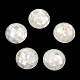 Натуральные белые бусины из ракушек SHEL-F007-16A-1