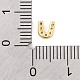 Покрытие стойки латунное микропаве кабошоны из кубического циркония KK-F874-04G-U-3