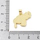 Латунные микро проложить кубического циркония подвески KK-Z098-14G-3
