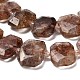 Натуральный гематоидный кварц / нитки из железистого кварца G-H078-B10-01-4