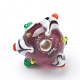 Ручной работы ухабистым Шарики Lampwork LAMP-J092-09-5