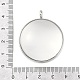 Подвески-медальоны из нержавеющей стали 304 STAS-S132-15P-01-3
