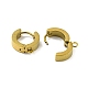 Фурнитура для сережек-колец из нержавеющей стали 304 STAS-A091-02G-2