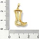 Подвески из кубического циркония с покрытием из латуни KK-M282-41G-3