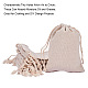 Drawstring мешки хлопка упаковка мешочки ABAG-PH0002-17-3