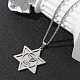 Ханука 201 подвеска из нержавеющей стали Звезда Давида NJEW-Z058-02P-3