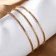 Латунные цепи ожерелья KK-N216-40-4