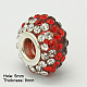 Cmолы Rhinestone Европейский бисером GPDL-C004-08S-2