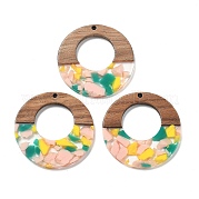 Подвески из смолы и ореха FIND-R051-13G