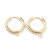 201 фурнитура для сережек-колец Huggie Hoop из нержавеющей стали STAS-P283-01D-G