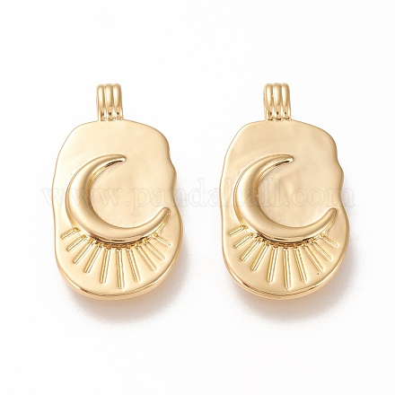 Латунные подвески KK-L006-035G-1