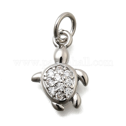 Латунные микро проложить кубического циркония подвески KK-Z093-15P-1