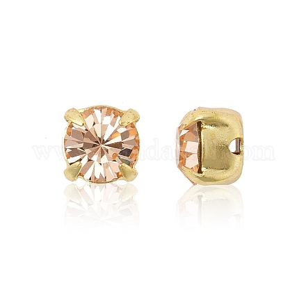 Preciosa® maxima crystal в пришивной чашке Y-PRC-SS16-90300-G-1