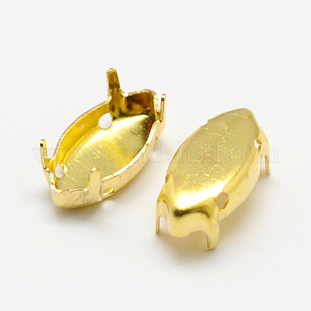 Латунь пришить настройки зубца KK-A126-5x10mm-G-1