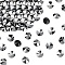 Preciosa® MAXIMA Crystal Round Stones, Czech Crystal, Unfoiled, Bicone(436 11 177 Rivoli), 23980 272 Hematite, SS29(6.15~6.35mm)