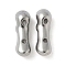 304 Stainless Steel Beads, Bar, Anti-Tarnish, Stainless Steel Color, 15x4.5x4.5mm, Hole: 1.2mm